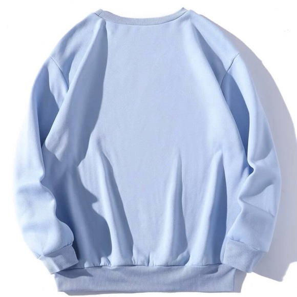 Slogan & motorcycle print thermal sweatshirt - Picture 2 of 2